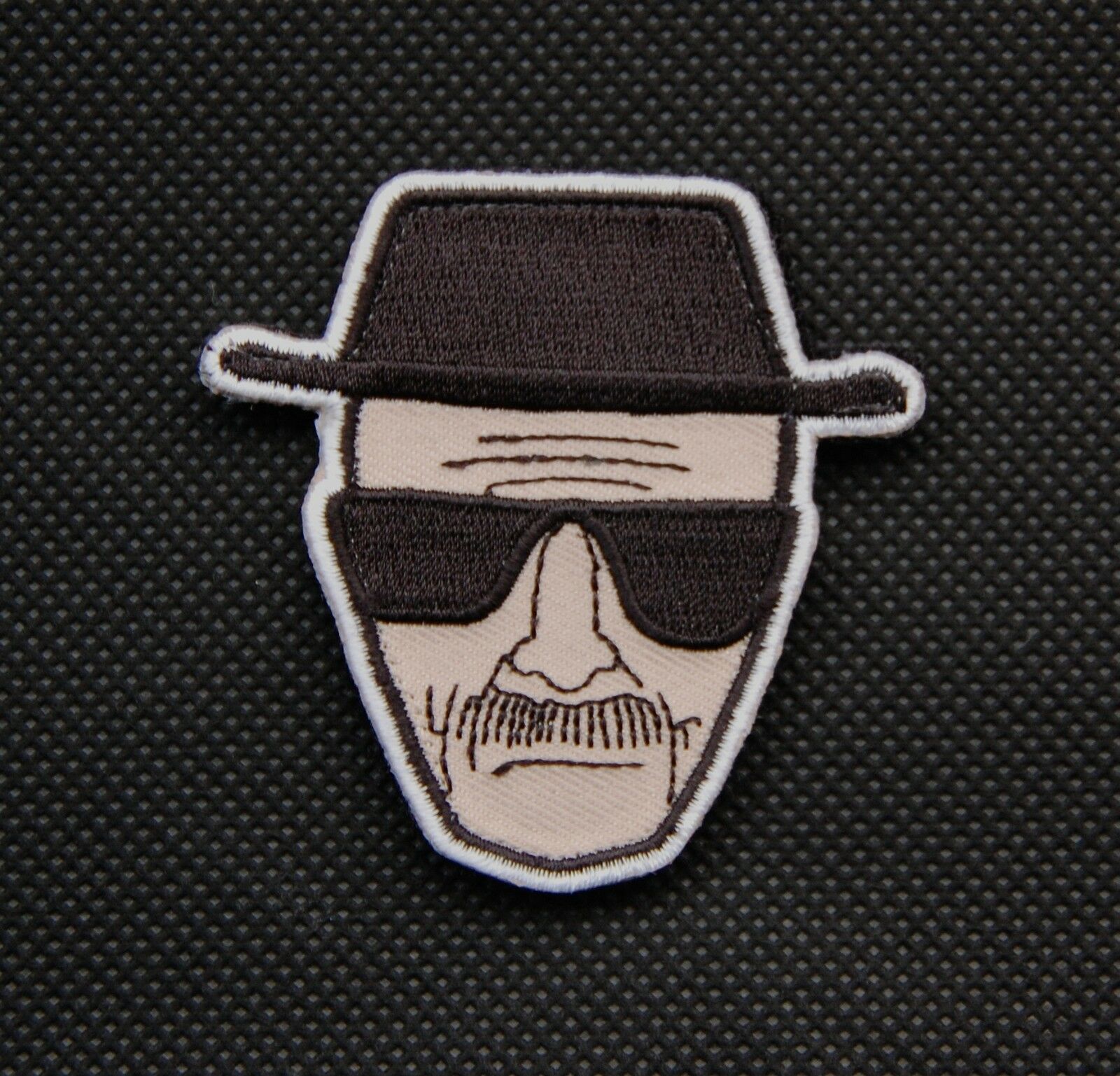 Heisenberg Embroider Morale Uniform Patch Breaking Bad Walter White Hook Backed