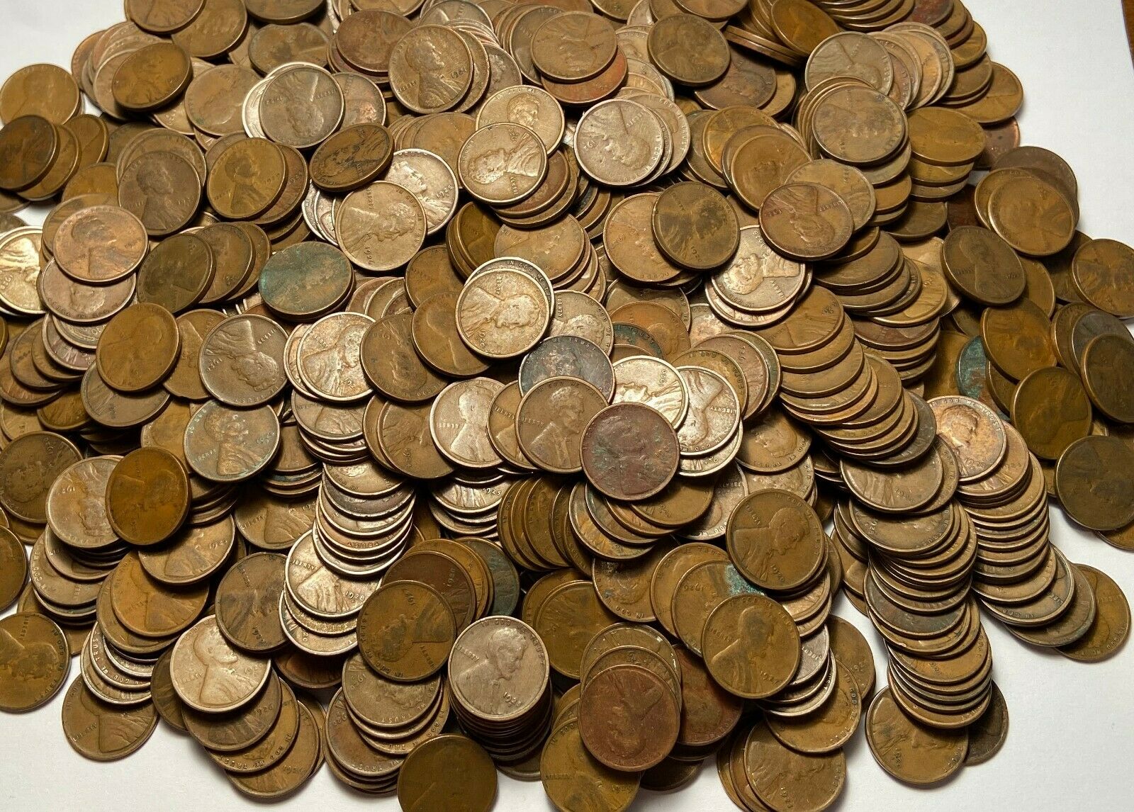 1 Roll (50) Lincoln Wheat Cents From The 1920's