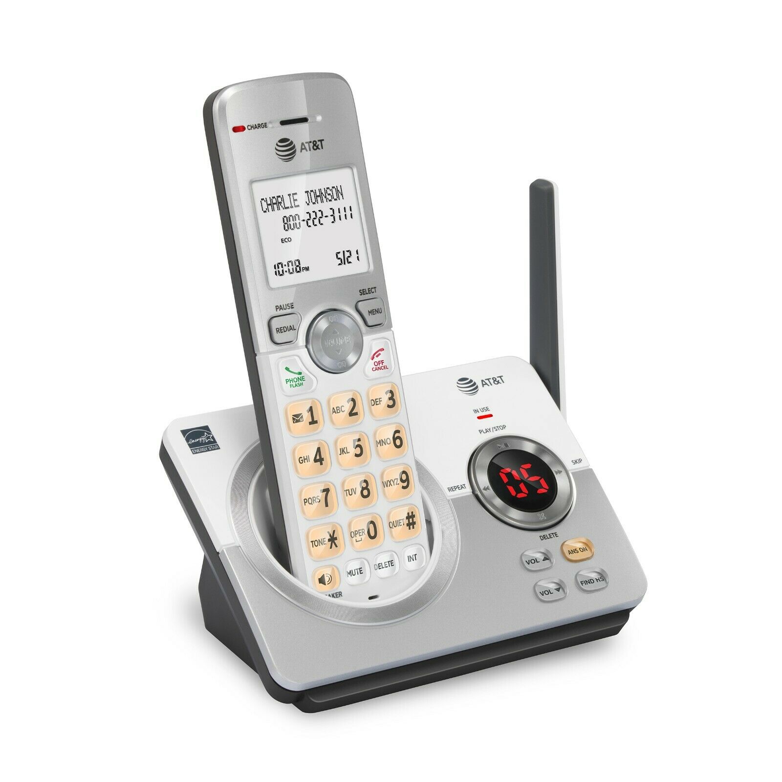 At&t El52119 Cordless Home Phone W/ Answering System, Call Blocking 1-handset™