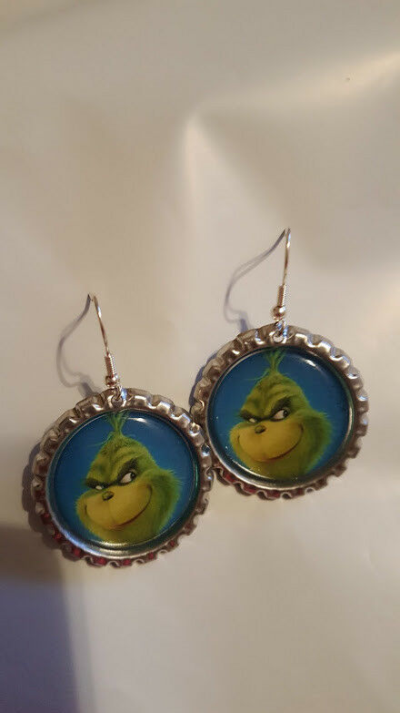 How The Grinch Grinch The Grinch That Stole Christmas  Earrings  Great Gift Cute