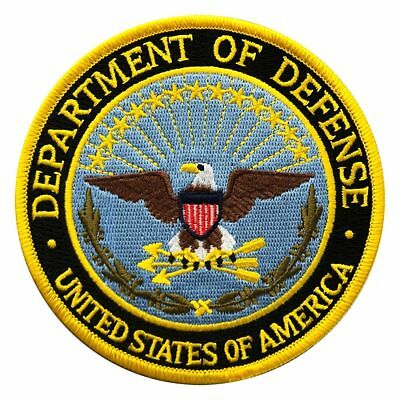 U.s.a Department Of Defense Dod Iron On Sew On 4 Inch Patch