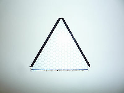 Blk Solas Triangle Patch Mfg Remnant 2.6” X 2.5”  With Velcro® Brand Fastener
