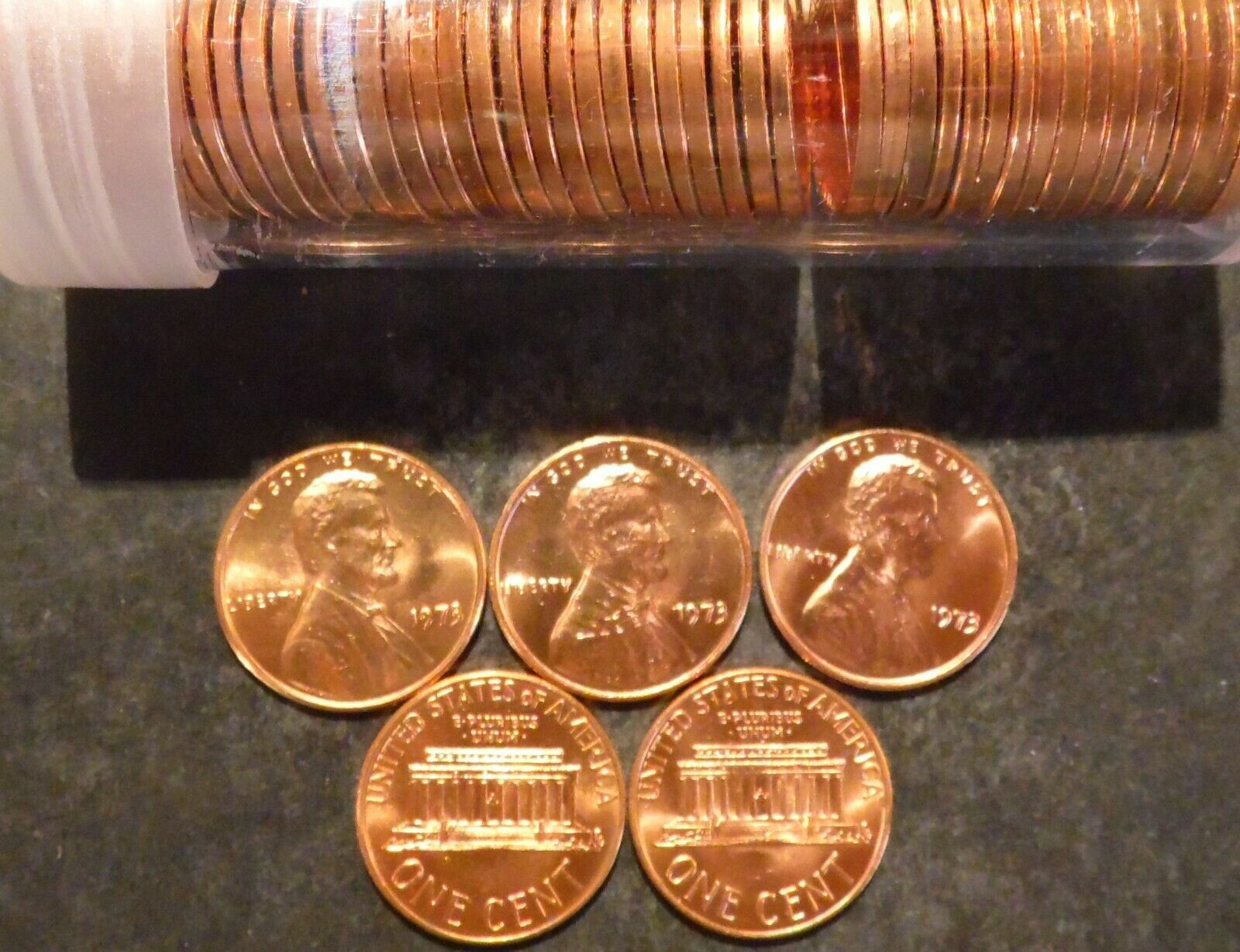 1973-p Lincoln Cent Penny Choice/gem Bu Roll Uncirculated