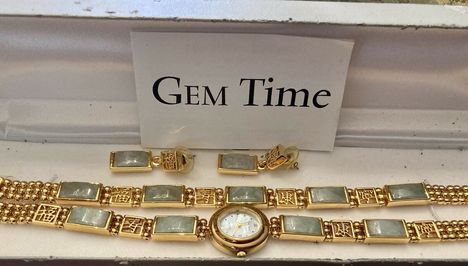 Gem Time Watch And Matching Jewelry