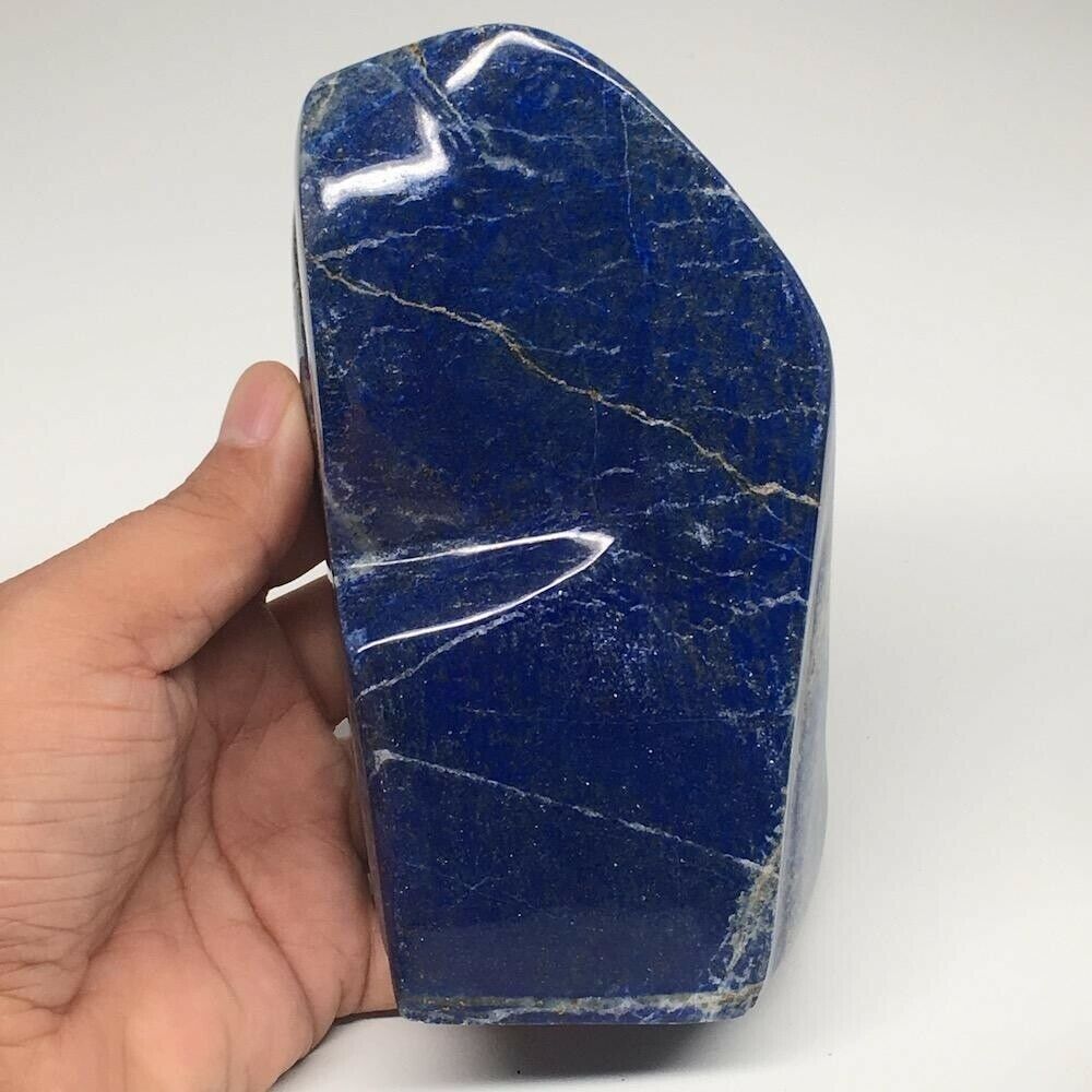 5.6"x3"x2.1", 1078g,natural Polished Freeform Lapis Lazuli @afghanistan,pl87