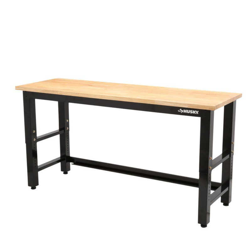 Husky Workbench 42 In. H X 72 In. W Steel Frame Adjustable Leg Assembly Required