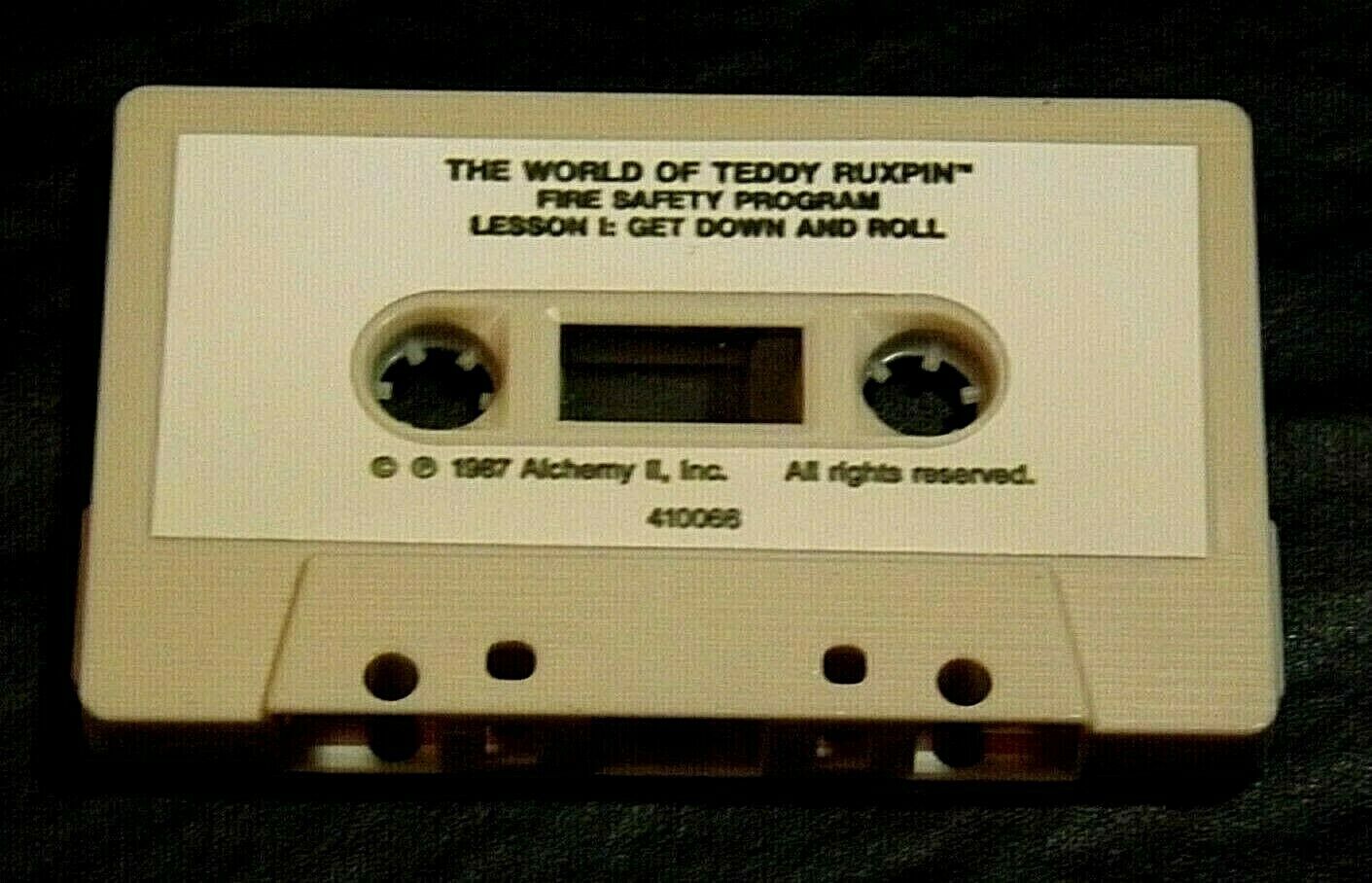Teddy Ruxpin Fire Safety Program  Lesson 1 Audio Tape 1986 Worlds Of Wonder