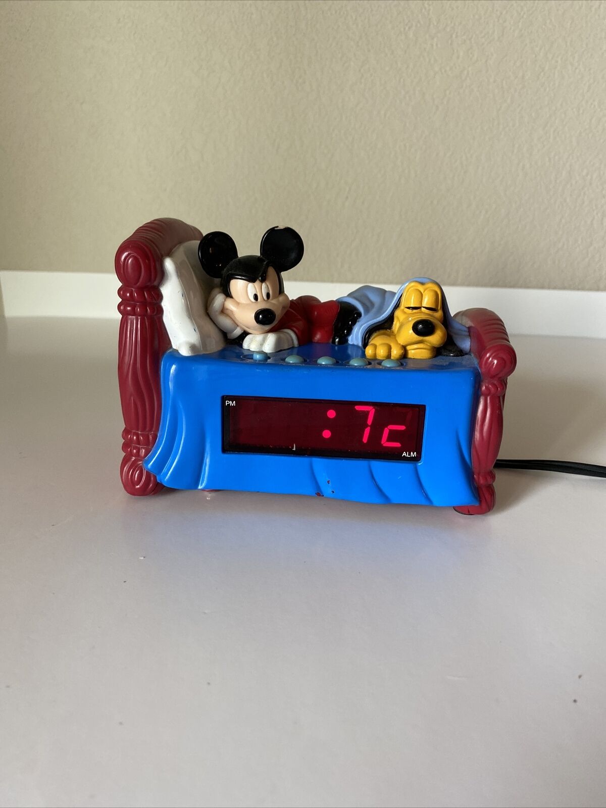 Mickey Mouse And Pluto Alarm Clock.