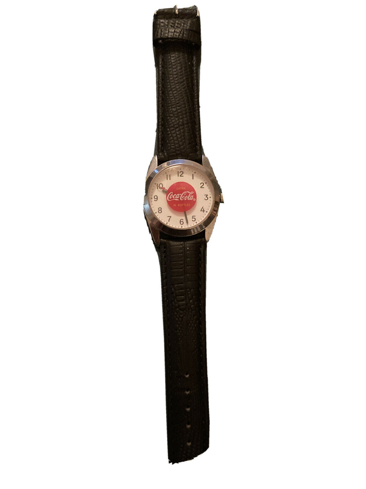 Coca Cola Watch,vintage Drink Coca Cola Logo On Dial,l@@k!