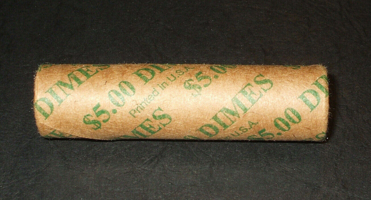 1965-p Uncirculated Roosevelt Dime Roll - Old Wrapper
