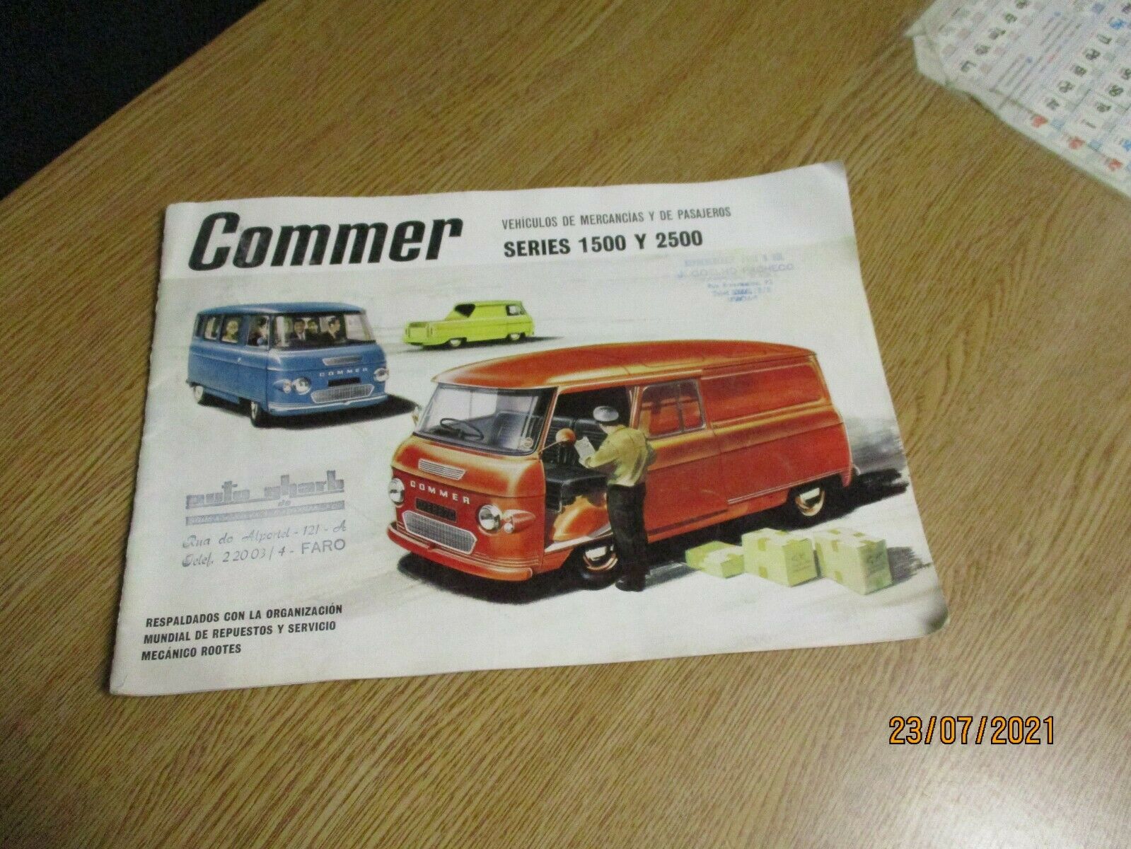 Old Brochure Commer Van Auto Uk British