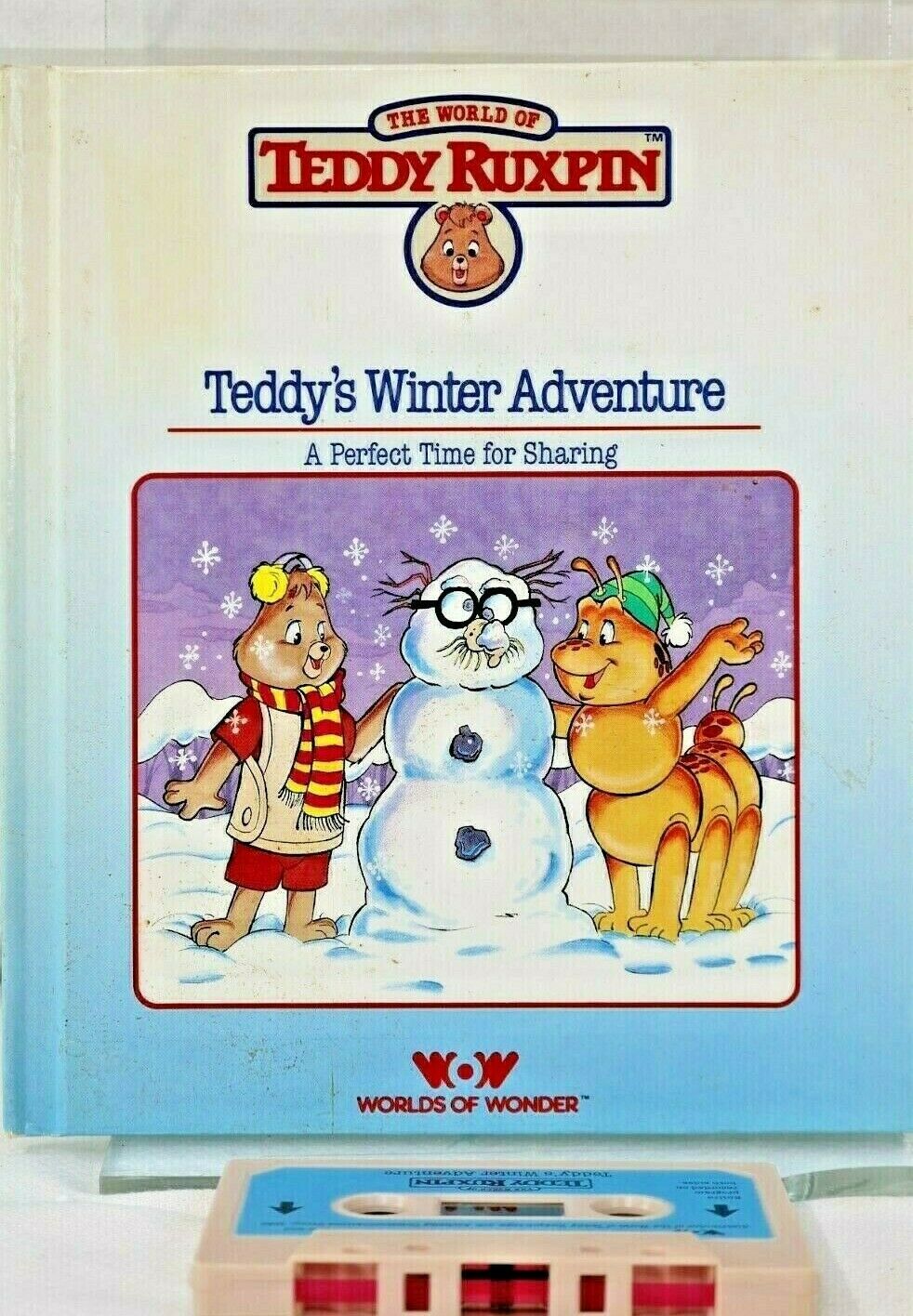 Teddy Ruxpin Book And Tape "winter Adventure" World Of Wonder 1985