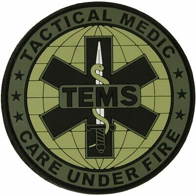 Pvc Tactical Medic (tems) Patch