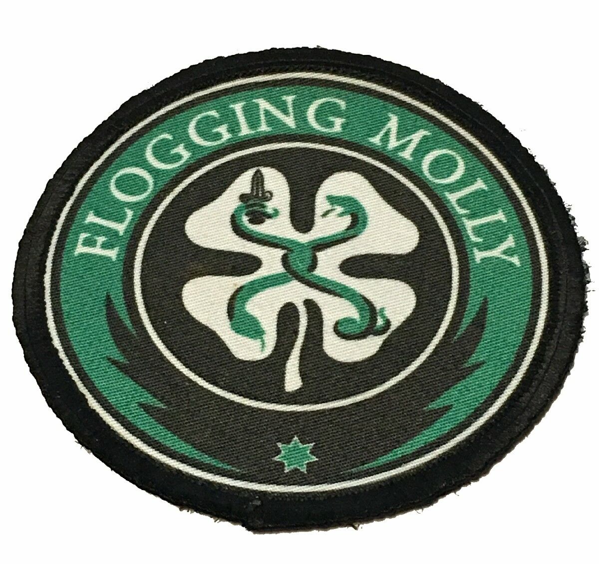 Flogging Molly Irish Morale Patch Tactical Military Army Flag Badge Hook Usa