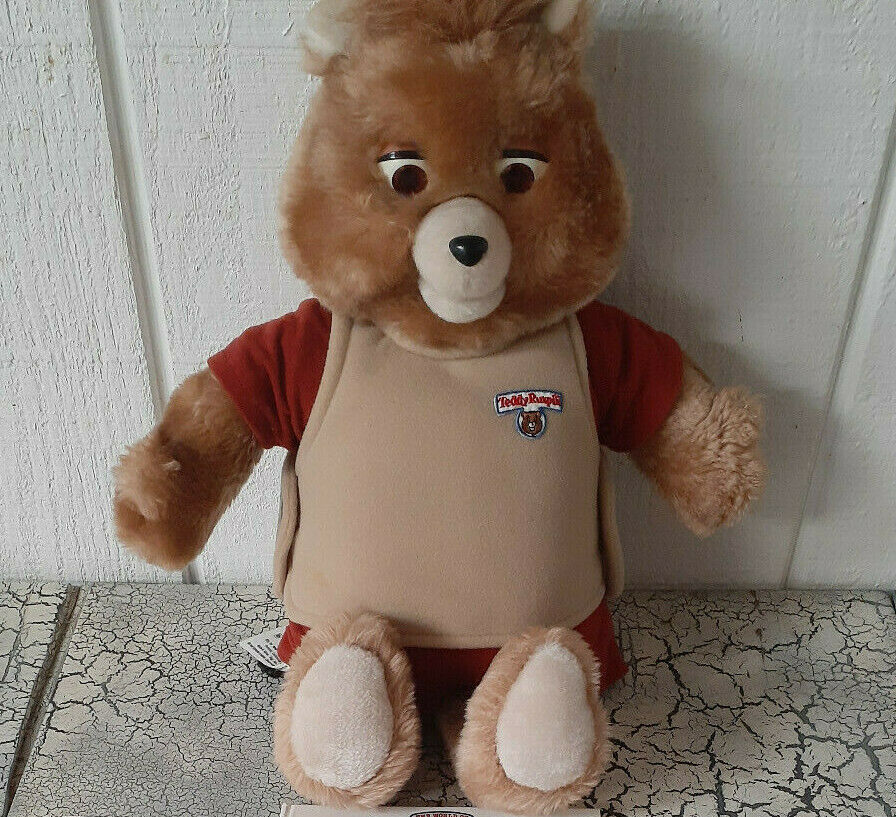 Teddy Ruxpin Doll 1985 Vintage Worlds Of Wonder Wow - Excellent Used Condition!