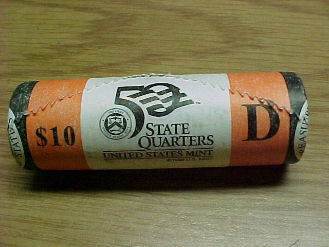 2001 D Vermont State Quarter Us Mint Roll