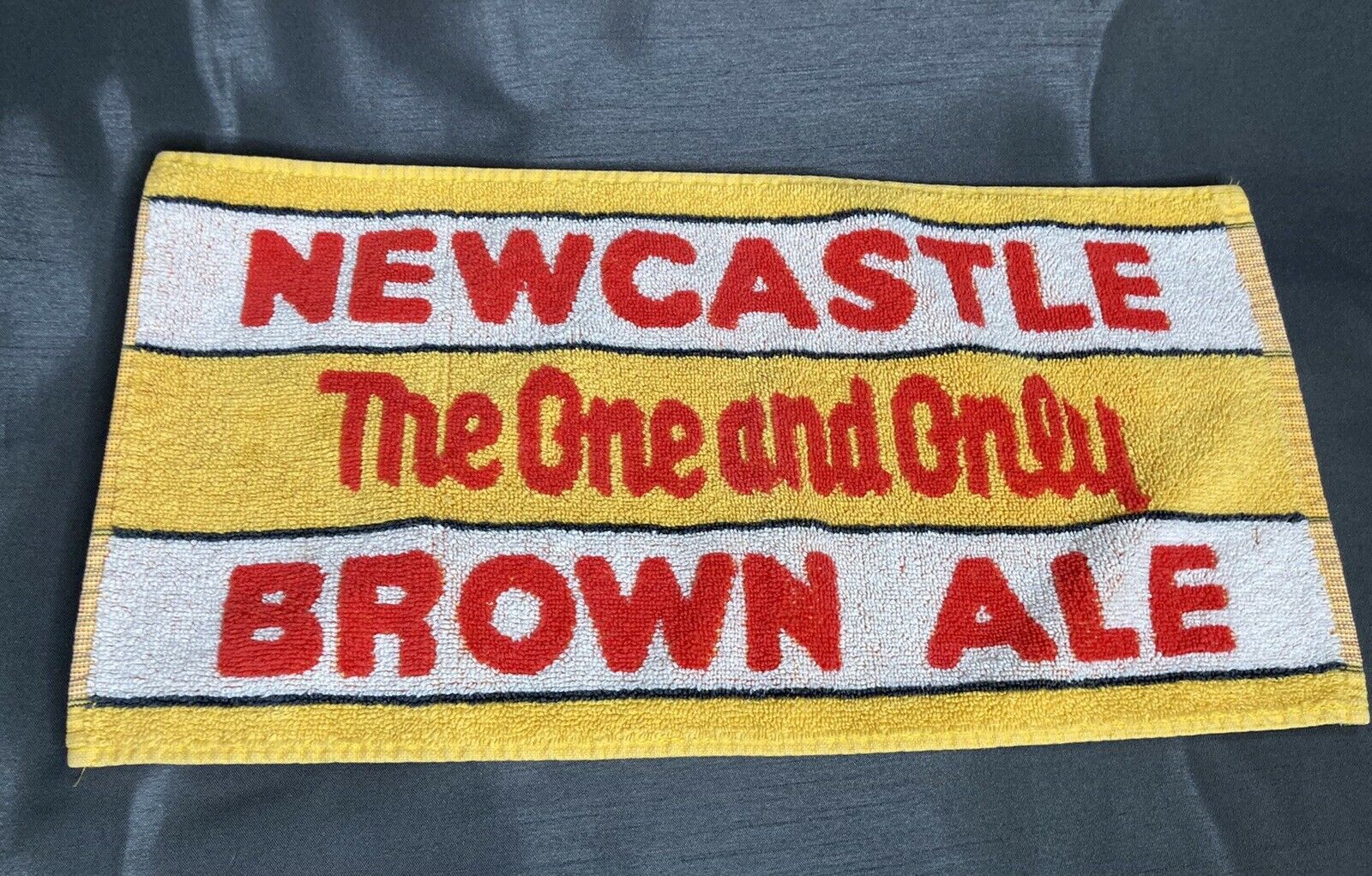 Vintage Newcastle Brown Ale Beer Bar Towels “the One And Only” 16"