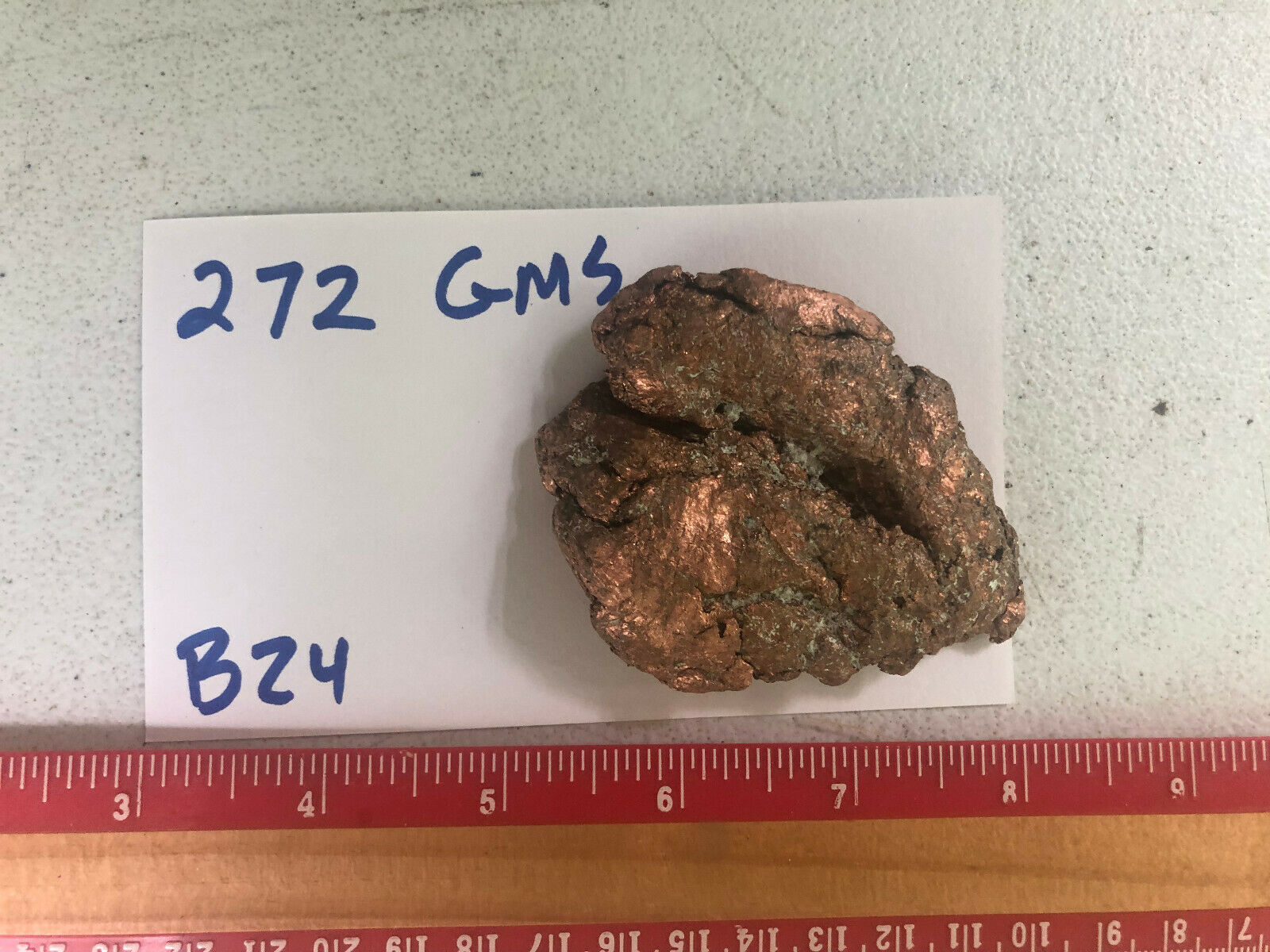 B24 Copper Nugget, Metal Detector Find, Ore, Crystal, Cleaned But 100% Natural