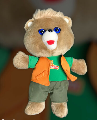 12" Teddy Ruxpin Talking Singing Bear Plush Soft Toy Wicked Cool 1985