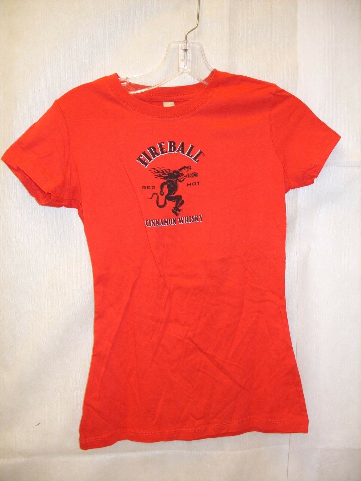 Fireball Cinnamon Whiskey - Promo Ladies Slim Fitted T-shirt *new*